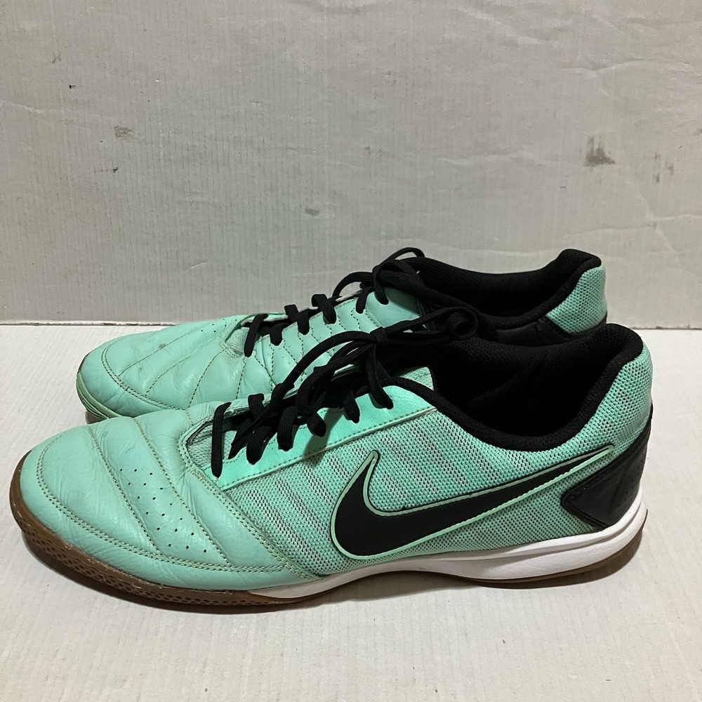 Nike Mens Vintage GATO ll 580453-301 Green Indoor Soccer Shoes RARE Size 12